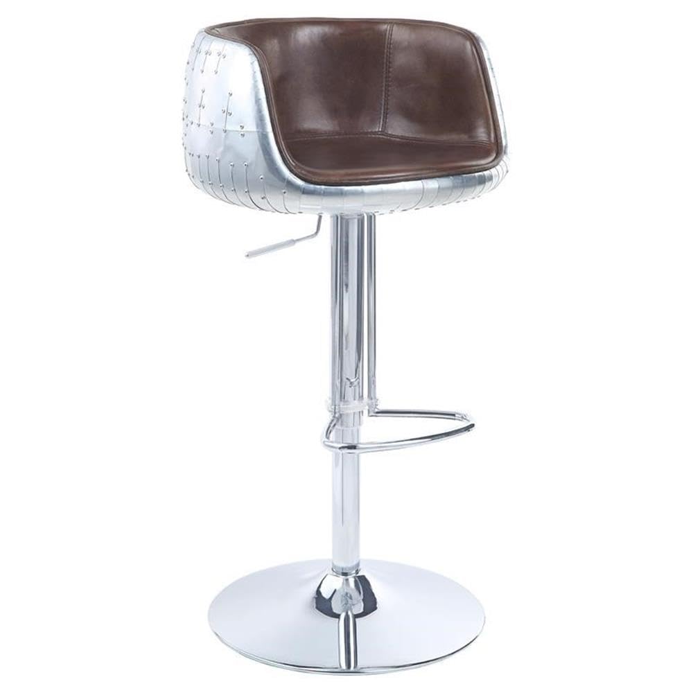 Amazon.com: Acme Brancaster Adjustable Stool with Swivel in