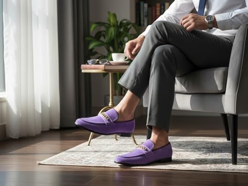Image of Men's Vintage Velvet Designer Classic Dress Tuxedo Smoking Slipper Loafer Slip On Shoes Arthur-02