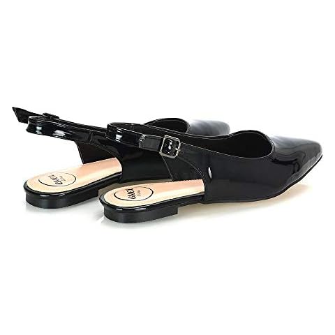 ESSEX GLAM Pointed Toe Slingback Sandals Cover