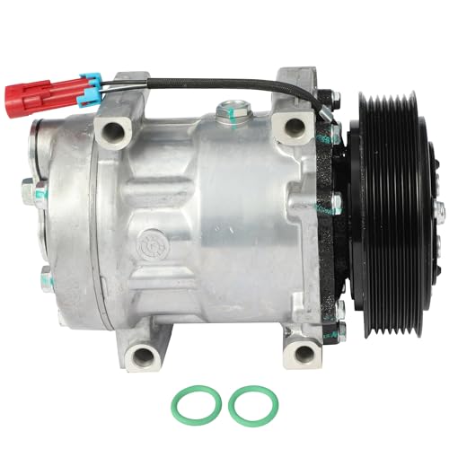 Image of ECCPP AC Compressor for Chevrolet C4500 Kodiak V8 6.6L 8.1L 2003-2009 | for Chevrolet C5500 C6500 C7500 C8500 Kodiak 7.8L 8.1L 2003-2009 Fast Cooling AC Compressor with Clutch Low Vibration