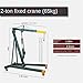 Foldable Hydraulic Car Engine Hoist Crane, 2 Ton 3 Ton Automotive Repair Mobile Crane YOUSHENG (Color : 2T Fixed Extra Thick)
