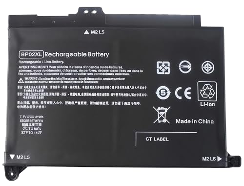 QSHUTECH 41Wh BPO2XL BP02XL 849909-850 Rechargeable Battery for HP Notebook PC 15-au 15-AW Series 15-AU063NR 15-AU057CL 15-AU023CL 15-AU123CL 15-AW053NR High Performance