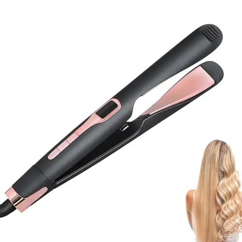 Mini plancha de pelo profesional con display LCD miniatura 1