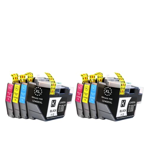 LC402XL Cartouche d'encre compatible Brother MFC-J5340DW MFC-J6540DW J6940DW J6740DW pack de 8