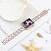 OULUCCI Bands Compatible Apple Watch Bands 41mm 40mm 38mm Women Iwatch Rose Gold Series 9 8 7 6 5 4 3 2 1, D-Shape apple watch bands for women