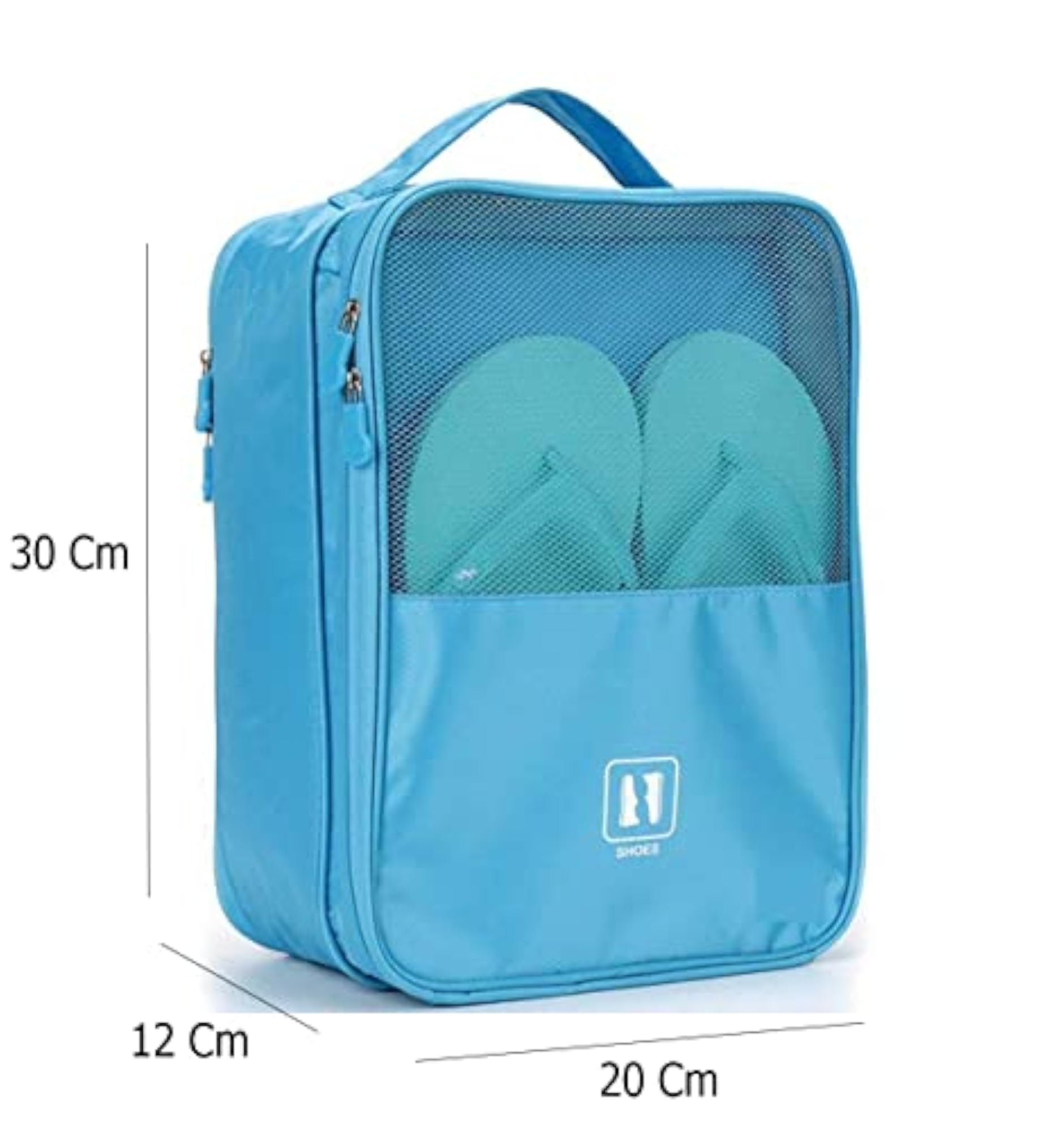 7 in 1 Nylon Travel Organizer Packing Cubes with Shoe Bag