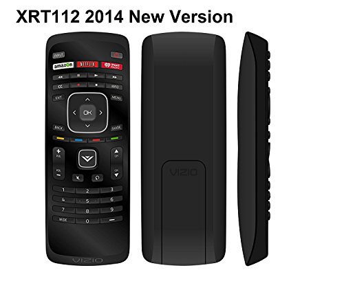 VIZIO New XRT112 2014 LCD LED TV Remote Control Amazon Netlix iHeart Radio
