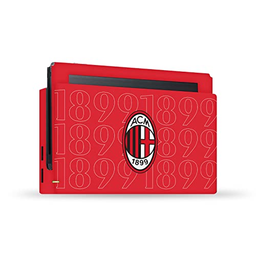 Skin AC Milan Nintendo Switch habillage vinyle officiel édition logo noir artistique