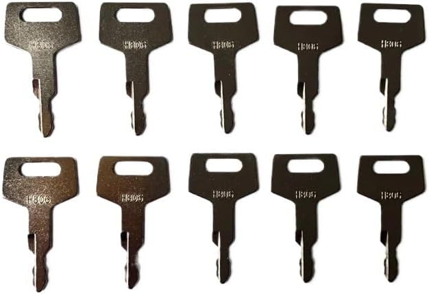 10PCS H806 Key for Loader Track BU1698X2 Door Lock Key
