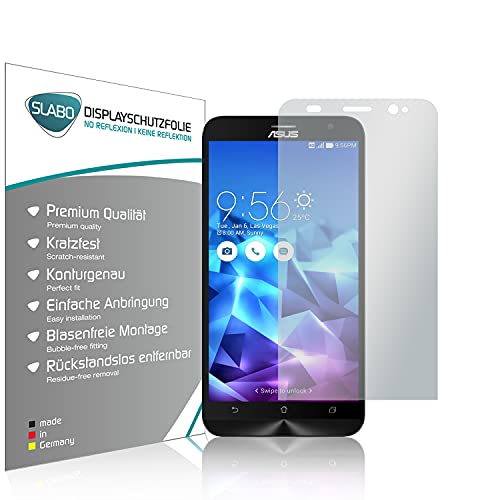 Slabo 2 x Bildschirmfolie für Asus ZenFone 2 Deluxe Bildschirmschutzfolie Zubehör No Reflexion MATT