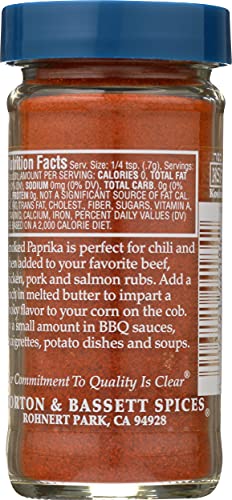 Morton & Bassett Paprika Smoked 2 Oz #TOP2
