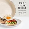 GreenLife 16-Piece Nonstick Cookware Set, Non-Toxic Ceramic Pots and Pans Set, Durable Healthy Kitchen Essentials, Fast Heating, Induction Ready, Easy Clean Dishwasher Safe, PFAS-Free, Beige Taupe #1