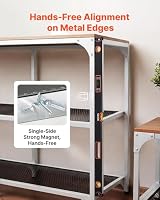 VEVOR Digitale Wasserwaage mit LCD-Display, 120 cm Richtwaage mit 3 Libellen 90°/45°/0°, Meganetische Maurerwaage mit IP54 Wasserschutz & 2 Batterien, 360° Messwerkzeug für Baustelle Hausrenovierung – Ansicht 4