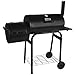 Kaminer BBQ Grill Smoker Grillwagen Holzkohlegrill Barbecue Räucherofen Gartengrill 5165