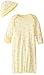 Little Me Unisex-Baby Newborn Chick Gown and Hat, Yellow/Multi, 0-3 Months