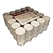 Produktbild TGQ Teelichter 100er Pack Gastronomie Kerzen Teelicht 8 Stunden Brenndauer