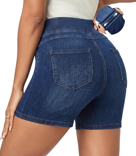 IUGA Stretchy Jean Shorts Womens Denim Shorts Women High Waisted