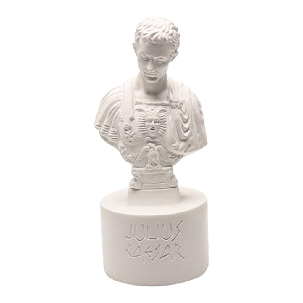 Organiseur pot à crayons César statue blanche idée cadeau bureau