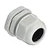 Cable Gland 0.39" ~ 0.55" (10.0mm ~ 14.0mm) Polyamide (PA), Nylon M25x1.5 Light Gray GC1001-D