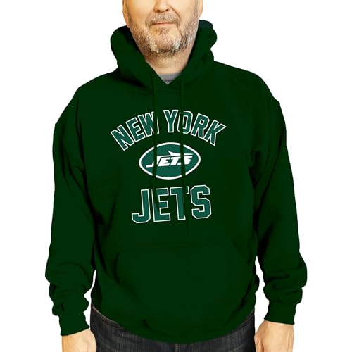 Image of Team Fan Apparel NFL Gameday Hoodie Pullover Sweatshirt for Men and Women | Officially licensed NFL Gameday fleece pullover - kangaroo pocket, ribbed cuffs, drawstring hood, unisex fit