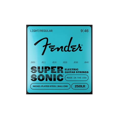 Image of Fender Super 250 Nickel-Plated Steel Electric Guitar Strings, Light Regular Gauge .009-.046, Model 250LR, Model 0730250404