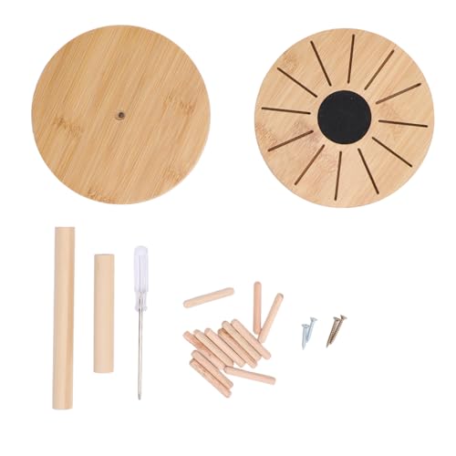 Sewing Thread Rack Bamboo Wood 14 Sticks Detachable Spool Holder for Embroidery Hand Weaving Home Textiles Organizer