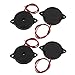 Aexit 4Pcs DC Security & Surveillance 3-24V 12V 2-Wired 85dB Sound Passive Electronic Buzzer Horns & Sirens Alarm Black