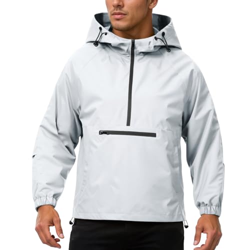 Veste de pluie homme coupe-vent idéale pour le sport et les sorties outdoor