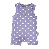 PARADE Organic Tank Rompers - Signature Prints Lilac Daisies 12-18 Months
