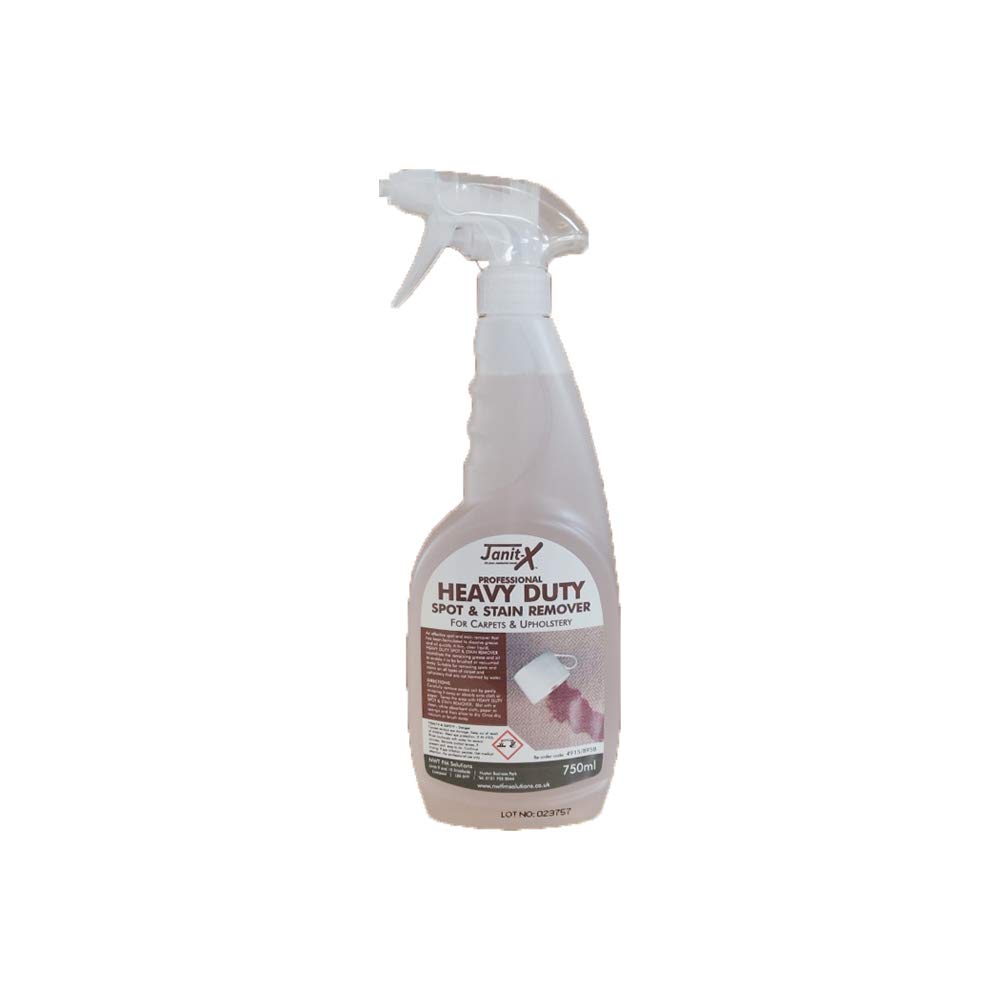 Janit-X Professional Heavy Duty Floral Scent Carpet Spot & Stain Remover 750ml (1 Bottle)