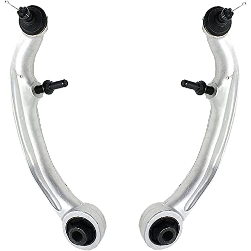 Image of Detroit Axle - 14pc RWD Front End Kit for 2003-2004 INFINITI G35 Nissan 350Z, 2 Upper Control Arms 4 Lower Forward Rearward Control Arms 4 Inner Outer Tie Rods 2 Sway Bars 2 Boots Replacement