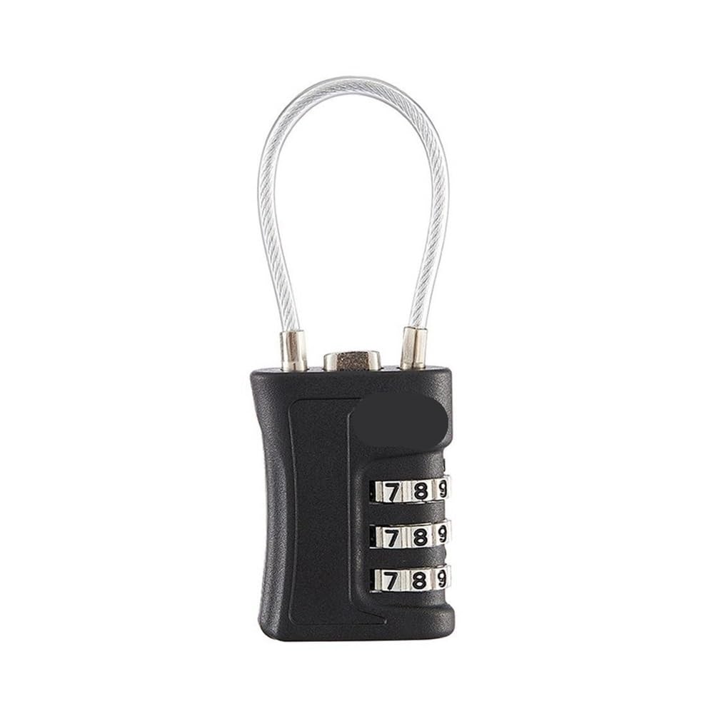 Gnyvzxplq A3 Suitcase Locks, Tsa 3 Digit Coded Combination Padlock For Luggage Travel(A3)