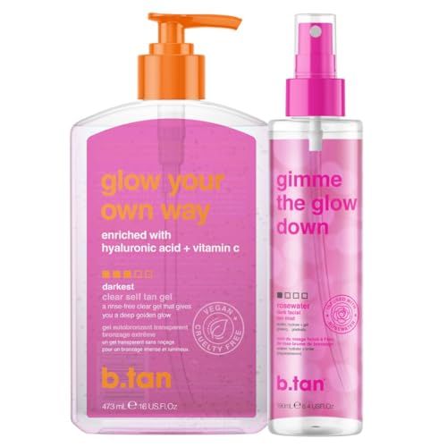 b.tan Clear Self Tan Gel & Face Mist Kit