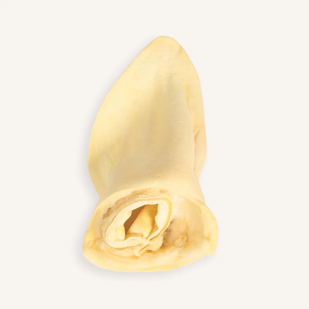 Live Well Natural Cow Ear Dog Treats for Dogs, Single-Ingredient Beef Chews, 6-8 Inch Rawhide-Free Alternative, Air-Dried, 36g Jumbo Size 4 Pack