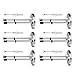 6Pcs Wall Mounted Skateboard Storage Rack Hanger Floating Deck Display Racks Stand Enduring Mounted Storage Rack Hooks Hanger