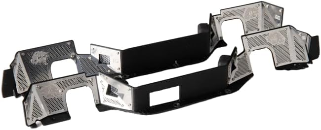 Levigo RC Front Rear Mudguard Compatible With Traxxas TRX-4M 1/18 Bronco RC Upgrade Parts Front Rear Closed Chassis Protection Board Mud Flaps image 2