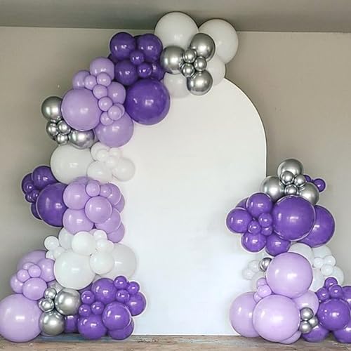 Image of Purple Balloons 12 inch, Purple Latex 50pcs Party Balloons | Wedding, Baby Shower, Birthday Party Decorations