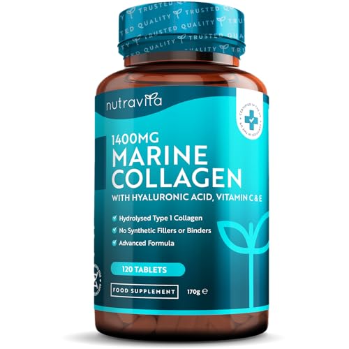 Nutravita Marine Collagen Tablets 1400mg with Hyaluronic Acid