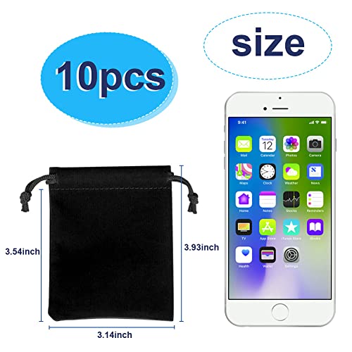 Shintop 10Pcs Velvet Drawstring Bags Wedding Gift Bags Velvet Cloth Jewelry Pouches thumb #1