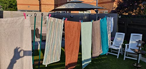 Prop HD Twist Lock Metal Galvanised Washing Line Outdoor Extendable Washing Line Pole Cloths prop Laundry Support pole Extending pole Telescopic strong 1pk - Image 9