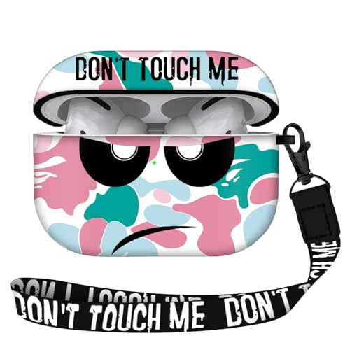 Image of for Airpods Pro 2nd Generation Case 2022, Don't Touch Me for Airpods Pro 2 Cover with Keychain /Lanyard Soft Cute Shockproof Cover for Women Men Compatible Apple AirPod Pro 2 (Pink)