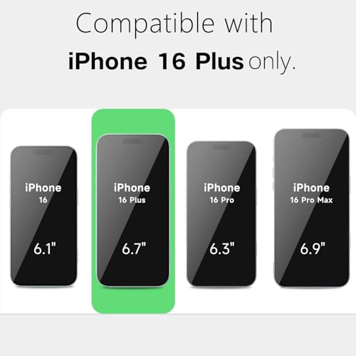 Image of GoldKart iPhone 16 Plus Case Wavy Edge Clear Back Design, Anti-Slip Grip Cute Wave Curly Frame Shape Shockproof Soft TPU & Hard PC Bumper Protective Phone Case Cover for Women Girls - White