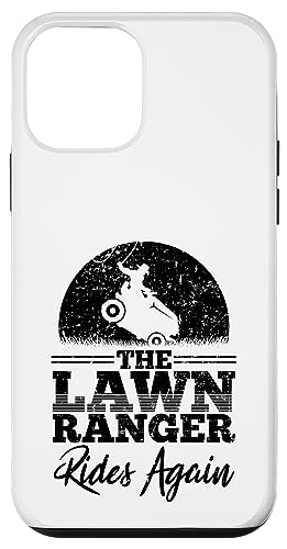 Carcasa para iPhone 12 mini The Lawn Ranger Rides Again - Cortacésped para cortar césped