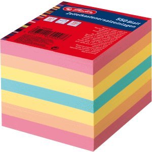 Preisvergleich Produktbild Herlitz Zettelkasteneinlage 9x9cm 700 Blatt bunt