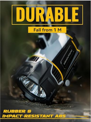 image for Durapower Boat Spotlight Flashlight, 3000LM IP67 Waterproof Super Brig