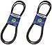 2 Pack Stens 265-241 OEM Replacement Belt Fits John Deere M123281