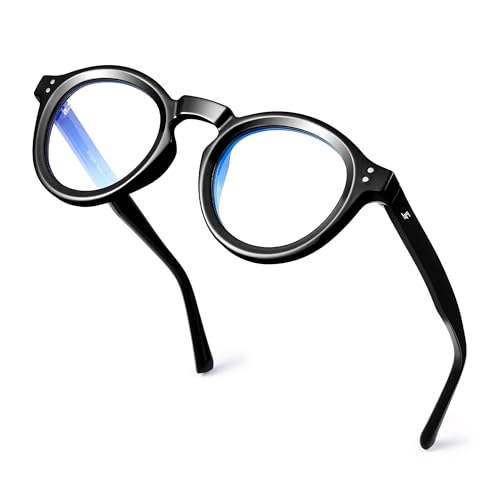 Image of Blue Light Blocking Glasses for Women Men, Square Thick Frame Anti Eyestrain & UV Glare JF6218