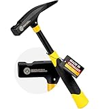 PICARD Latthammer BVB Edition Nr. 620M | Zimmermannshammer im Offiziellen Borussia Dortmund Design | Lizenzprodukt für echte Borussia Fans | Hammer für Profis | Latthammer Picard aus Spezialstahl