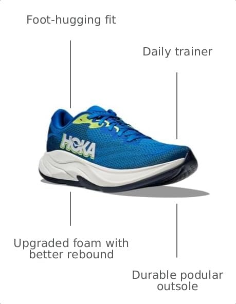 Image of Hoka Men's Rincon 4 Electric Cobalt /Varsity Navy 12 Medium
