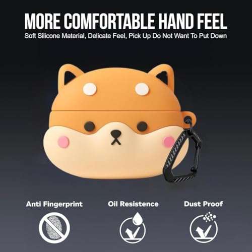 Image of Silicone Case Cover for Oneplus Nord Buds 3Pro Protective and Dustproof (Shiba Dog)